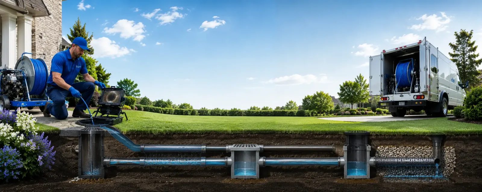 Outdoor drain cleaning information for Zamora, CA
